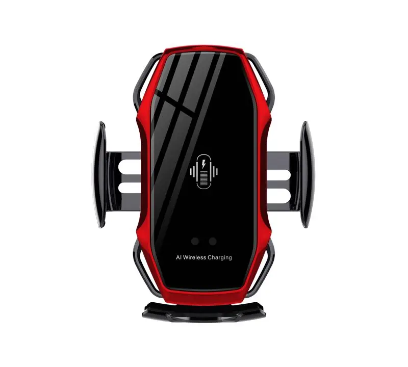 

hot sale new trending electric mobile phone wireless car charger station 10w fast charge phone holder mount for car charger, Sliver/ gold/red/blue
