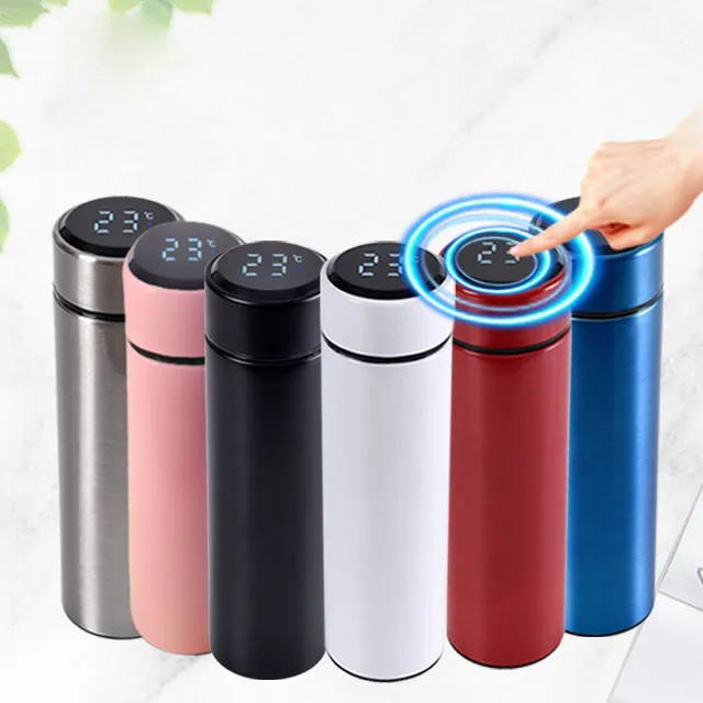 

Stainless Steel Travel Tour Temperature Led Display Vacuum Smart Water Bottle
