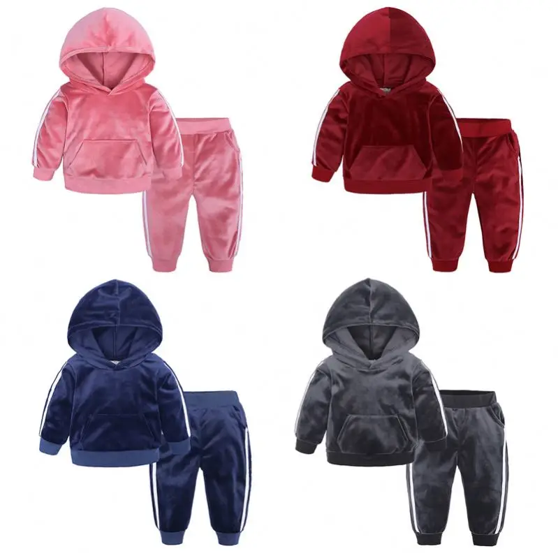 

Sets For Wotiny Two Pieces Velvet Carpet Hoodie Kids Custom Plus Size Wotiny Clothing Two Piece Set
