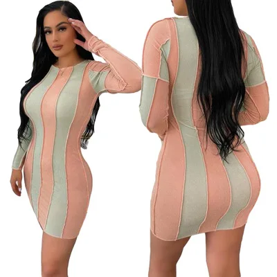 

B14940A 2021 Newest fashion wholesale womens dress, Shown