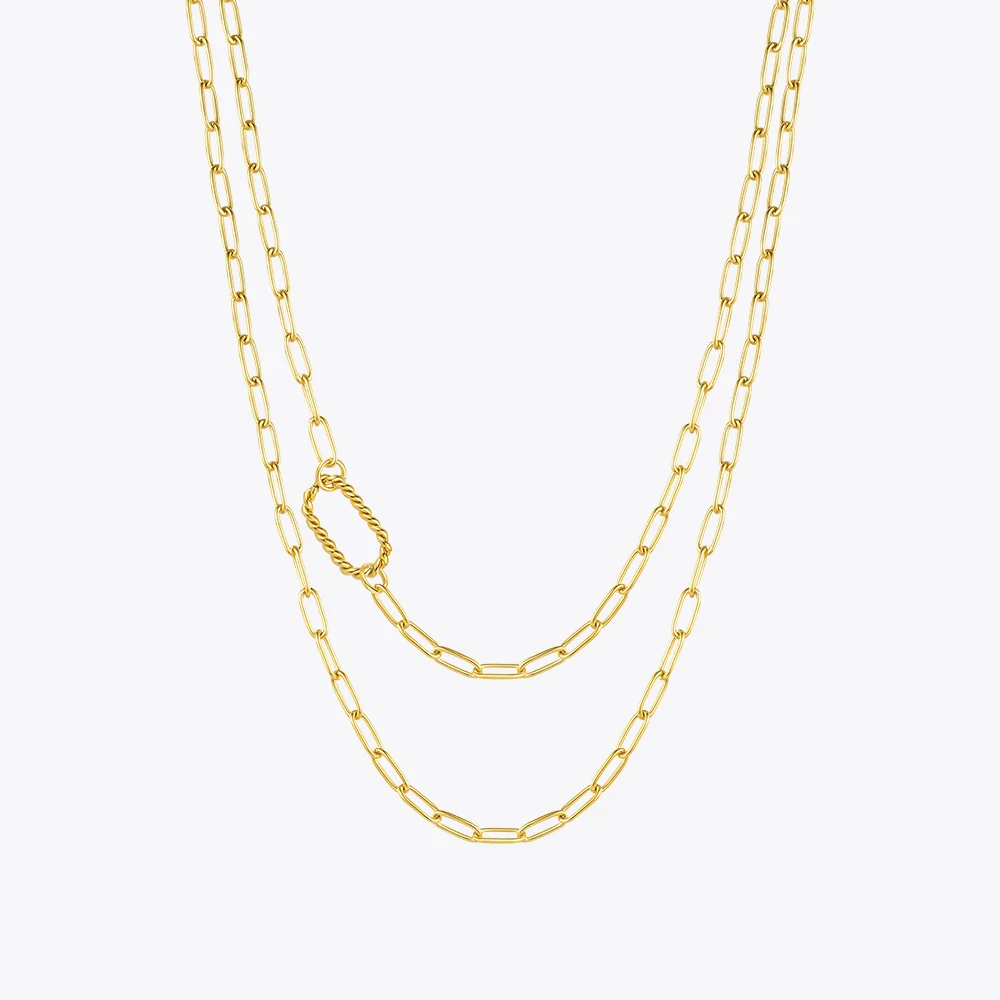 

Gold Color Stainless Steel Fashion Jewelry Hollow Square Long Choker Chain Necklace For Women Gifts, Gold,silver,