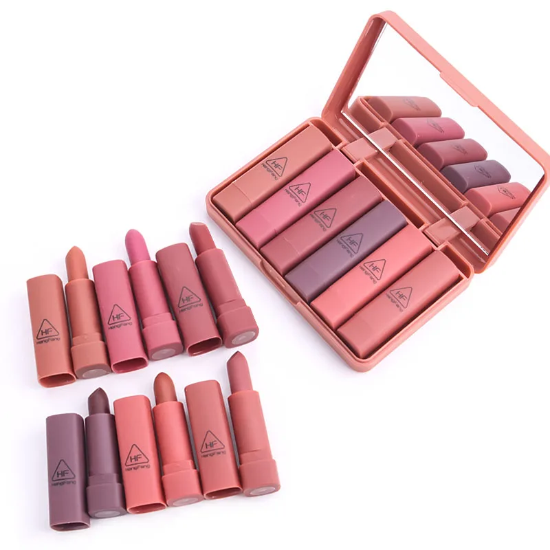 

Hengfang Pumpkin Matte color Long-lasting Waterproof Mini Lipstick Set