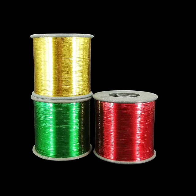 
Deep gold shade M metallic yarn metallic film 