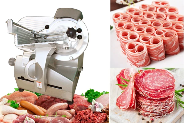 Electrical Meat Slicer Thickness Adjustable Fish Frozen Meat Pork