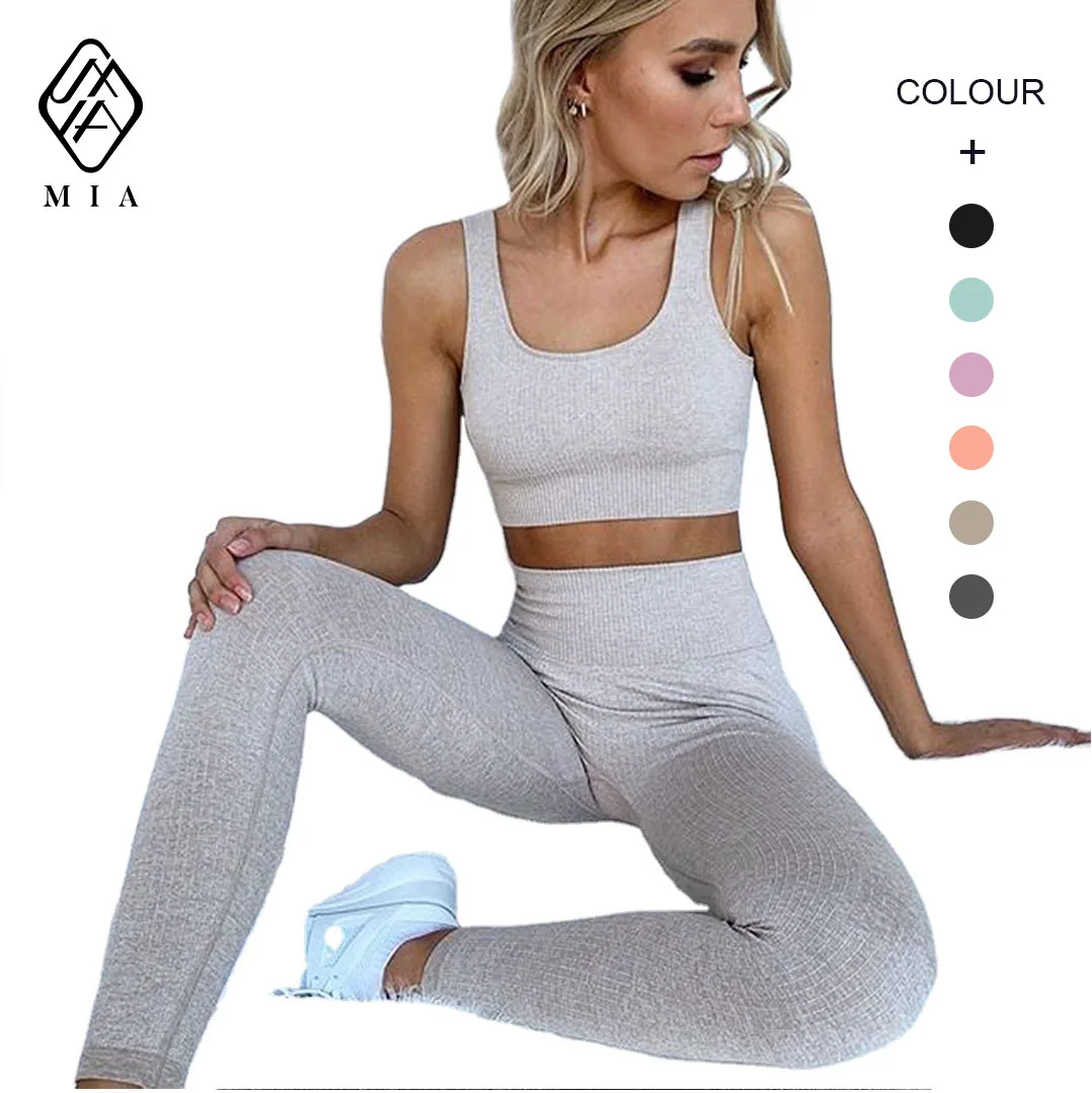 

sportswear wholesale Womens Leggings Seamless Quick Dry high quality Yoga Set Professional Gym Fitness Sets For Women