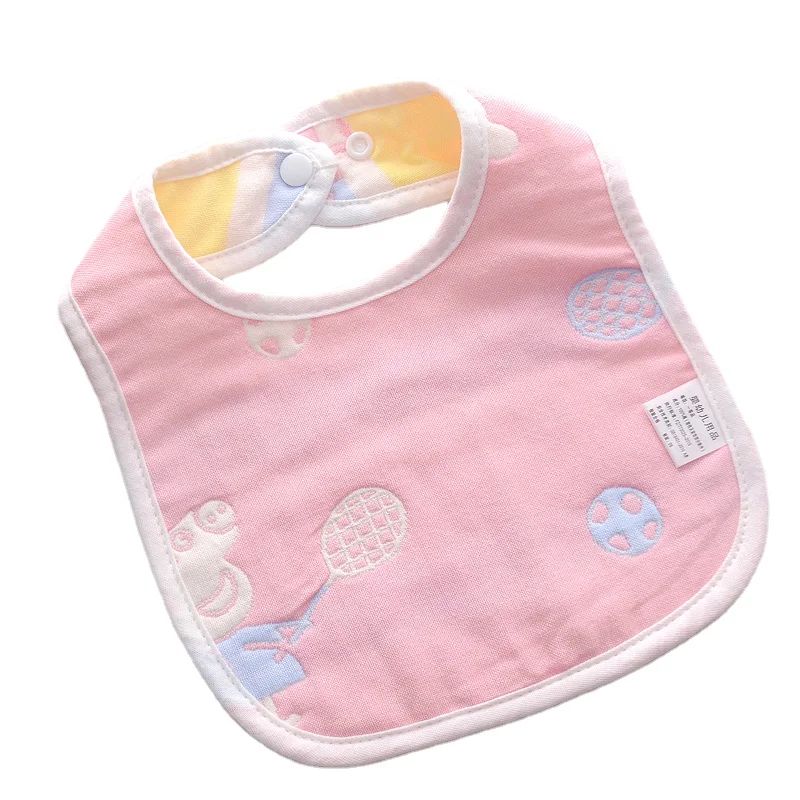

Amazon Hot Sale 3PK Comfortable Soft 100 Cotton Drool Baby Bib Bandana Cotton Baby Bibs Set, Picture showed or customized