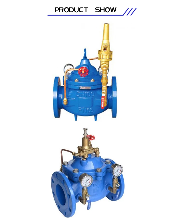 100x Pn16 Wcb Pressure Relief Releasing Valve Hydraulic Control Valve