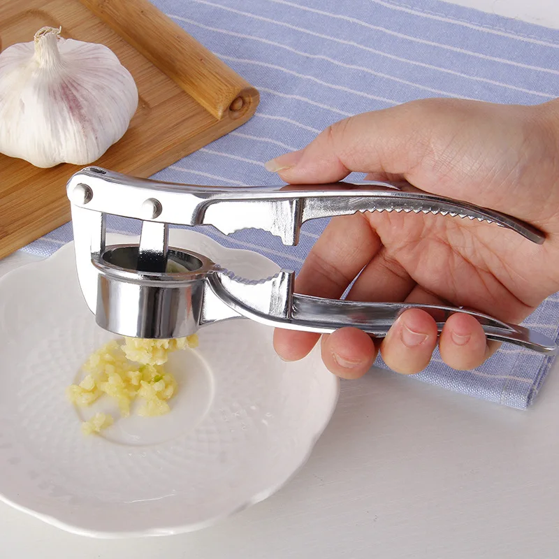 Large Garlic Press Household Multifunctional Fourinone Garlic Press