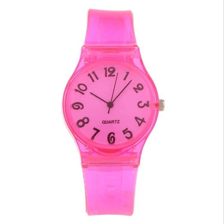 

New fashion children's silicone watches for men and women Electronic quartz watch student gift jelly watch