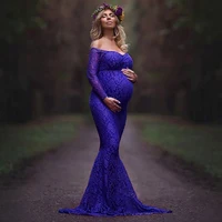 

latest fashion pregnant women grown maxi dress wedding maternity clothing dresses for photography
