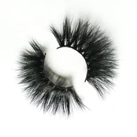 

long fluffy 25mm eyelashes mink 3D eyelash