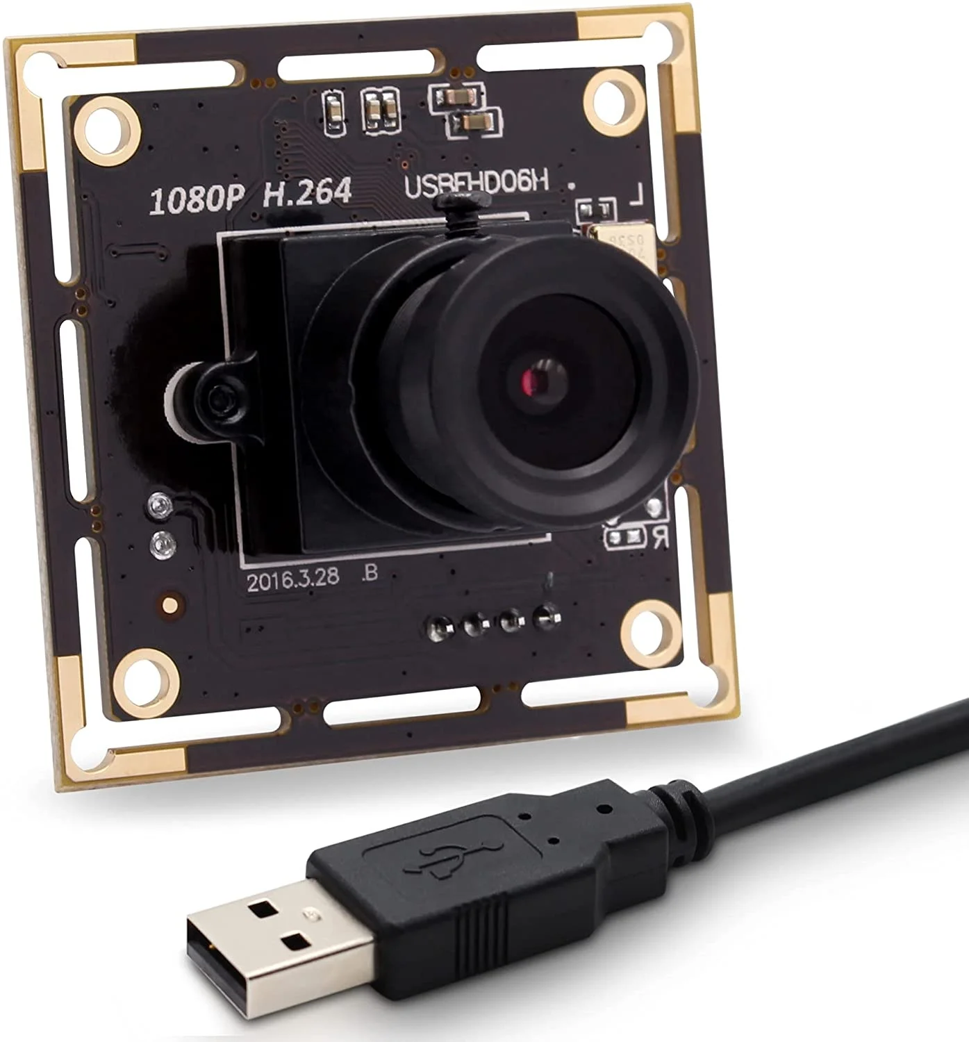 

ELP Free Driver Full HD 1080P H.264 IMX323 Sensor low light webcam module usb with 3.6mm lens for Industrial Machine Vision