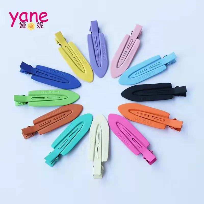 

Matte traceless hair clip Macaron color fashion girl side clip bang clip