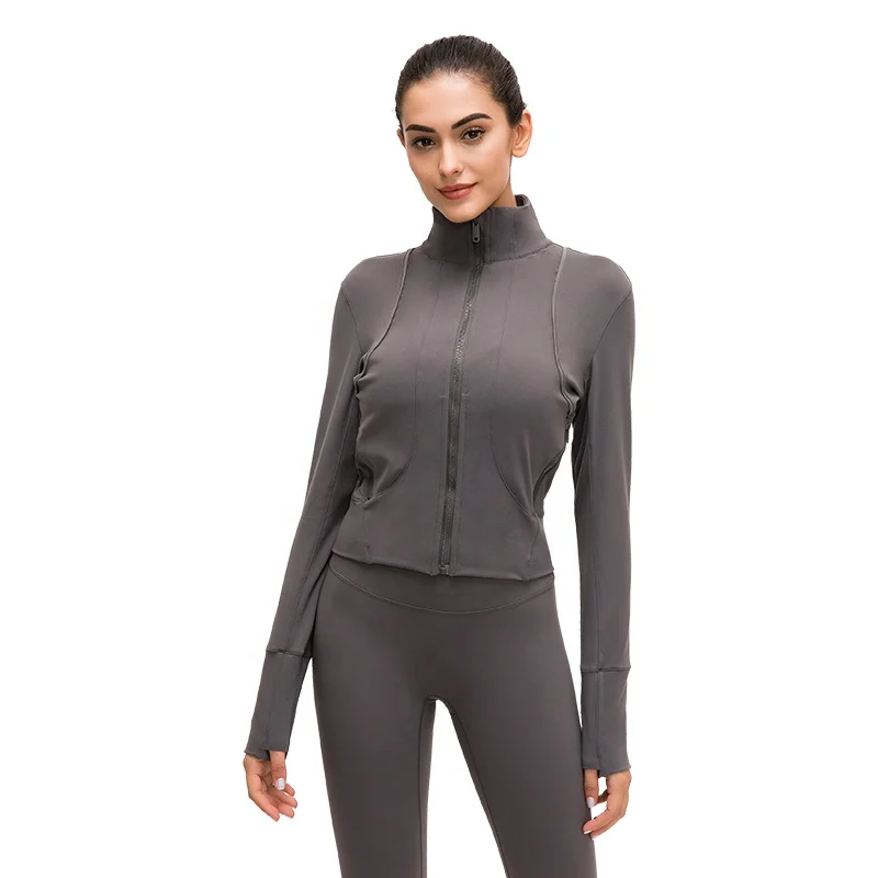 

wholesale custom cable knitted Sport coat yoga set workout wear gym sets custom logo