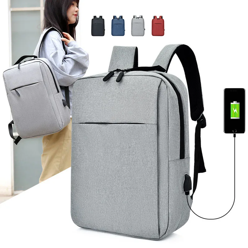 

Hot sale promotion USB charging bagpack college bags school back pack travel custom women men backpack laptop bag, Customized color