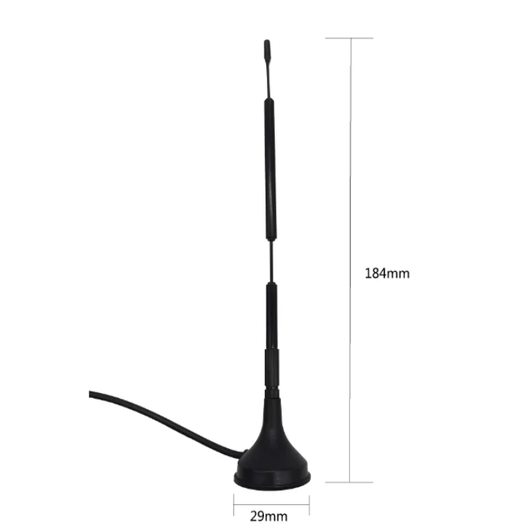 

184MM External 433MHz 5dBi Helical GSM Magnetic Antenna with SMA connector