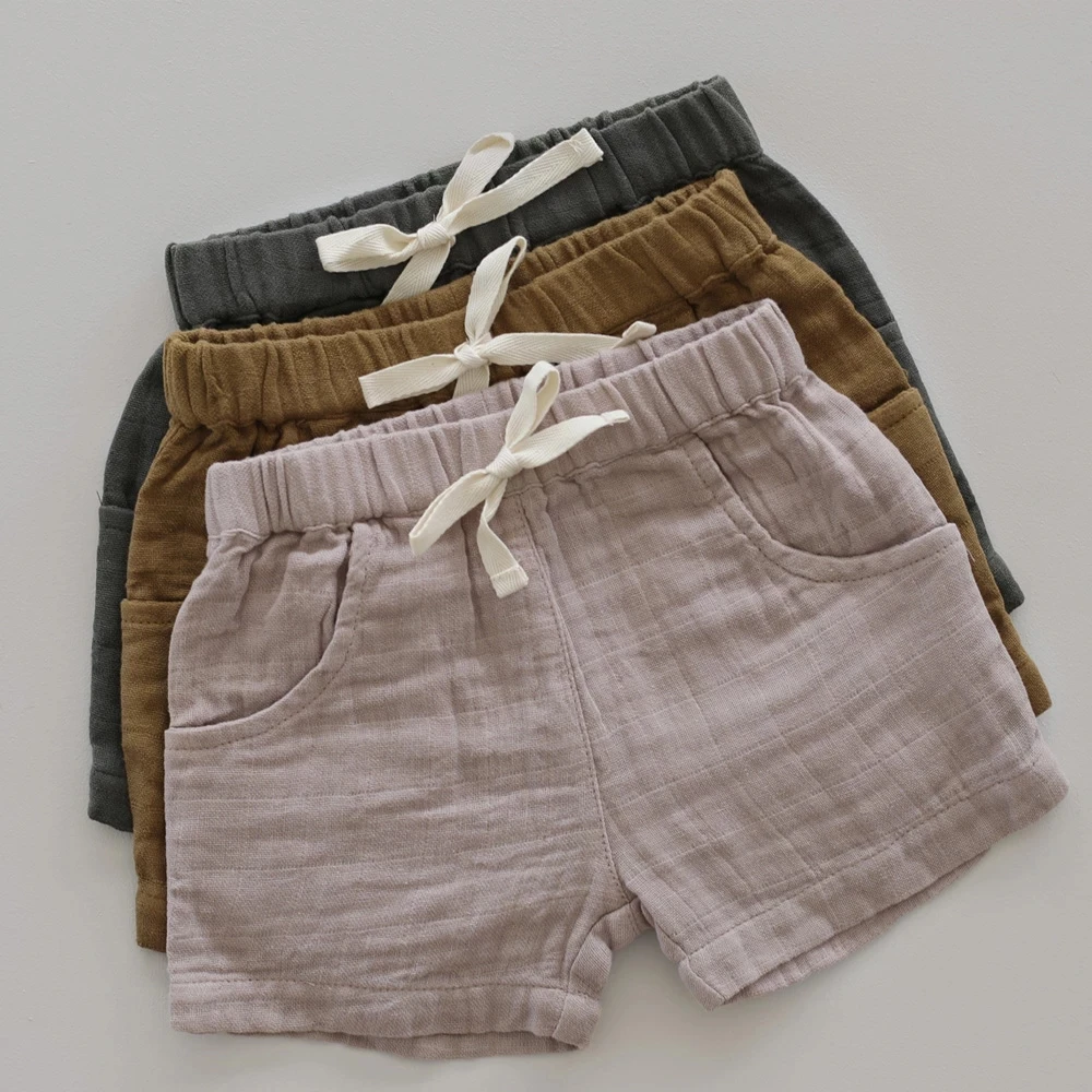 muslin shorts baby