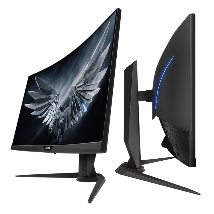 

GIGABYTE AORUS CV27F 27 Inch Curved 1500R Gaming Monitor with FHD 1080P VA Panel 1Ms Response Time 165Hz