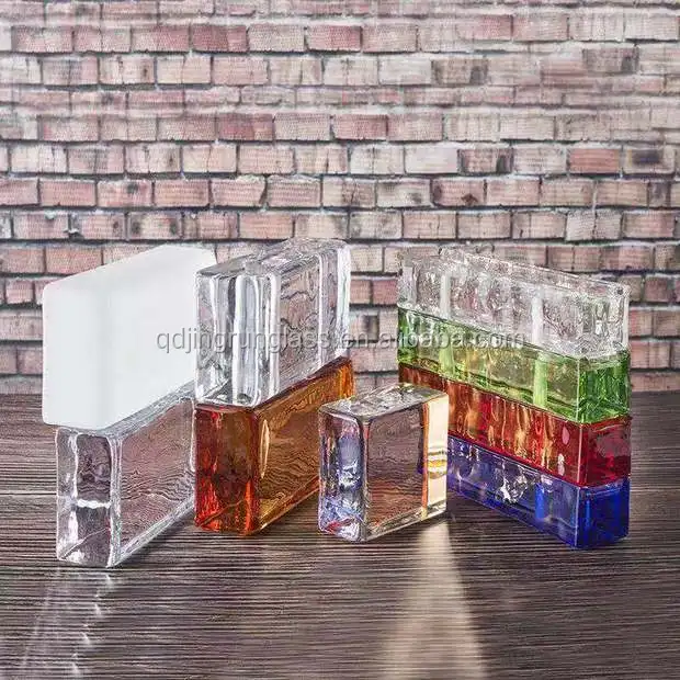 Wholesale 200x100x50mm Crystal Glass Block/brick For Decoration Wall