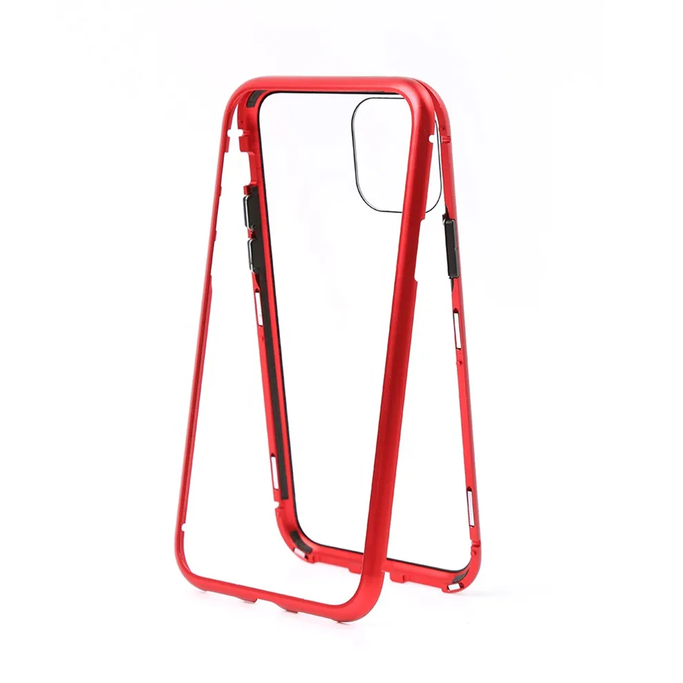 

Magnetic Metal Adsorption Anti-voyeur Double Sided Glass Case For Samsung S Note 8 9 10 Plus Ultra Tempered Glass Case Phone