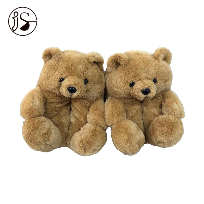 

2021 new design women slippers sandals thermal anti slip slides footwear light weight soft bear slippers, Picture