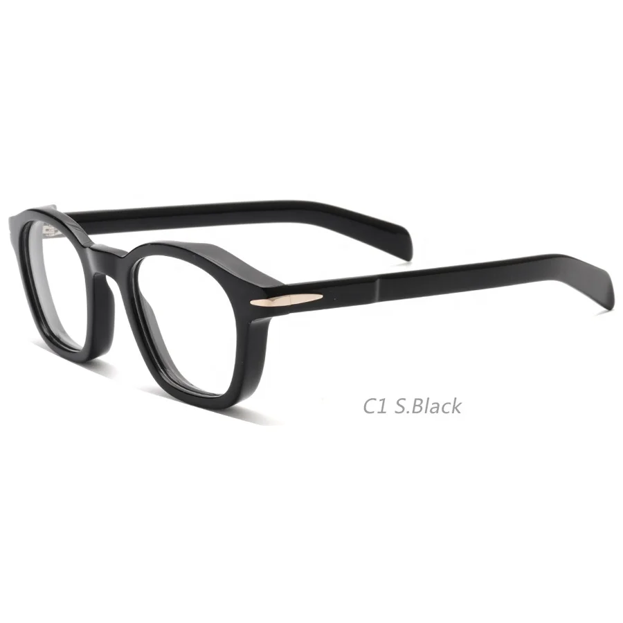 

1382 Wholesale new arrival black eyewear fashion glass frame men, 4 colors