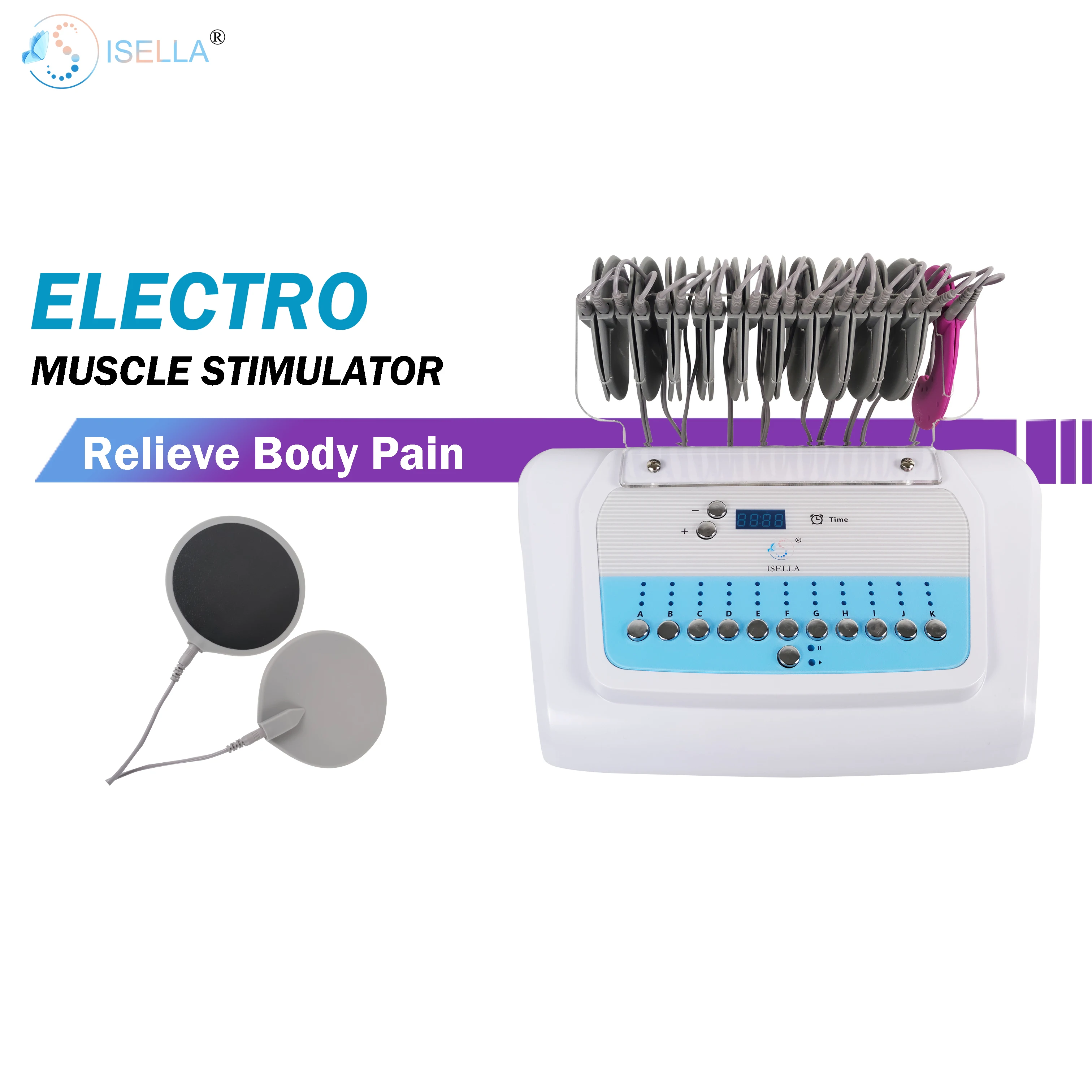 

ISELLA EMS01 Electric Muscle Stimulation Machine EMS Fitness Machines