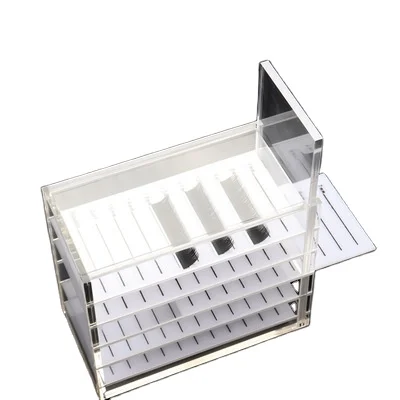 

Eyelash Organizer Acrylic Lash Box Acrylic 5 Layers Wholesale Cosmetic Makeup Lash Tile Box