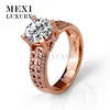Engagement Diamond Rose gold RD moissanite ring for women