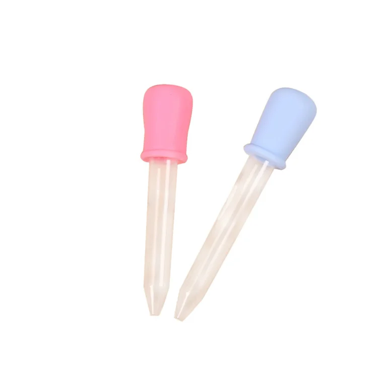 

Silicone Baby high quality nice price Scale Baby Supplies Dropper Type Medicine Feeder, Pink, blue