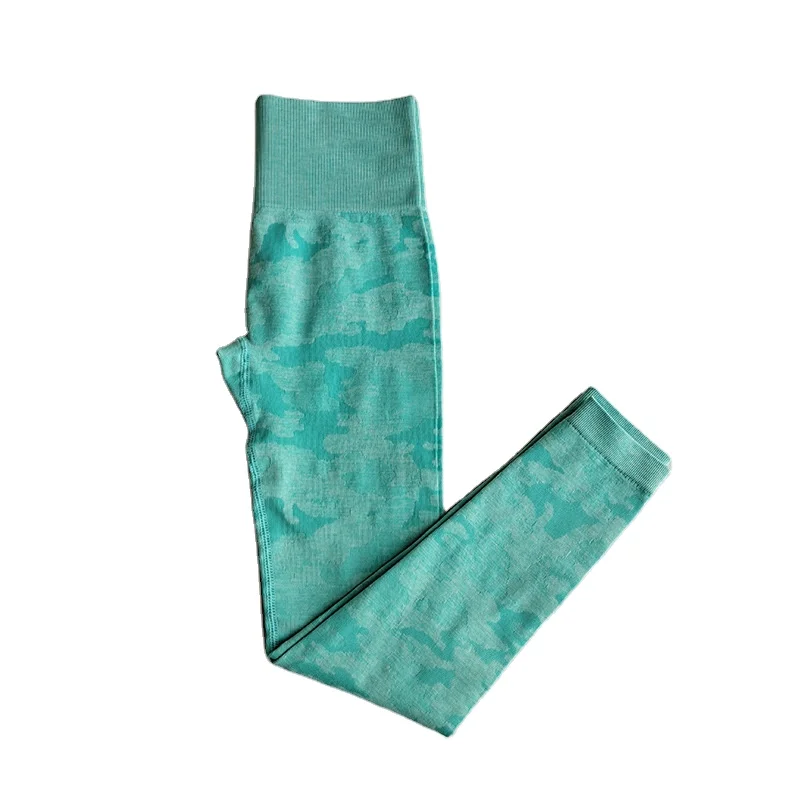 

2022 printed sports and fitness yoga pants and dacron and nylon nine pants and sports wear cloth, Picture shows