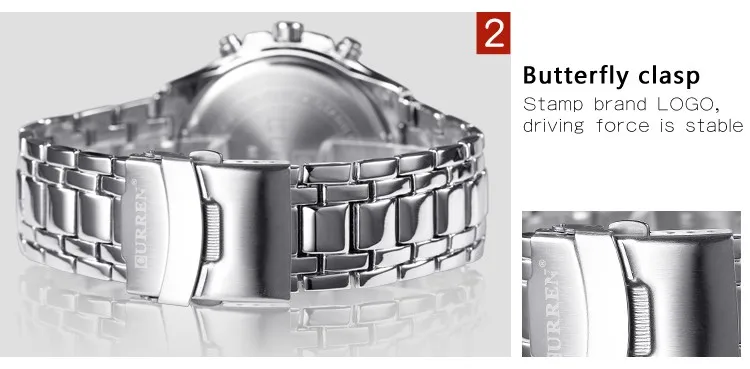 curren men watch dress japanese movement quartz watch 8023 stainless steel band curren brand luxury men quartz wrist watch