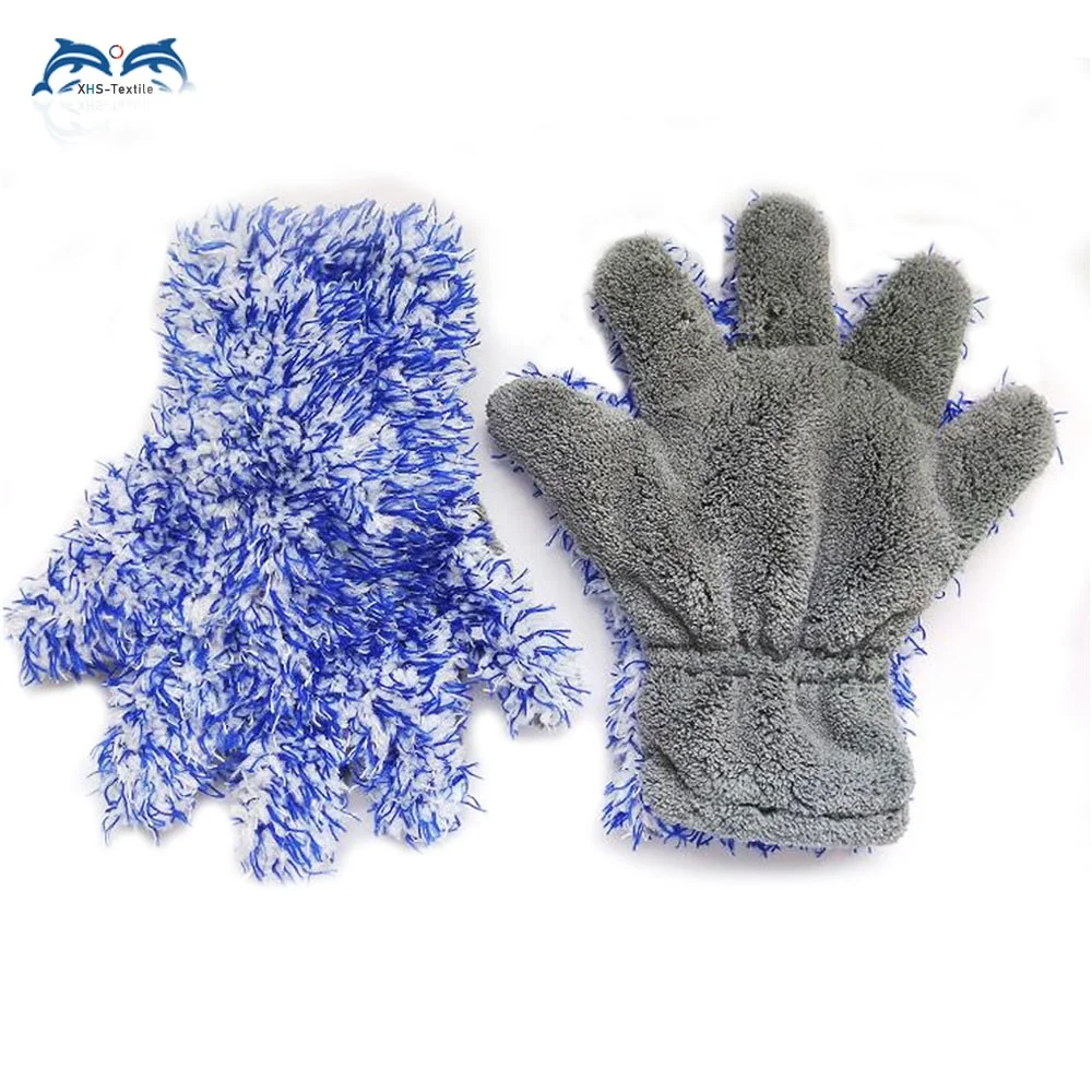 Chenille Cleaning Tool Super Absorption Glove Microfiber Car Wash Mitt