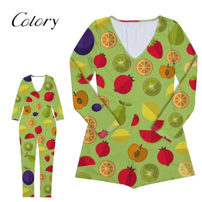 

Colory Jumpsuit Rompers Plus Size V-neck Long Sleeve Jumpsuit Onese With Butt Pocket, Picture shows