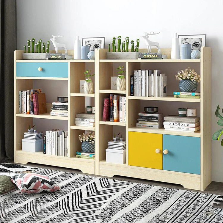 
living room furniture wooden book shelf bookcase 