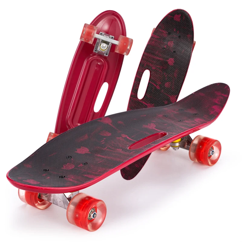 

New Pp Plastic Single Warping Plate 56cm New Mini Four Wheel Fish Skateboard