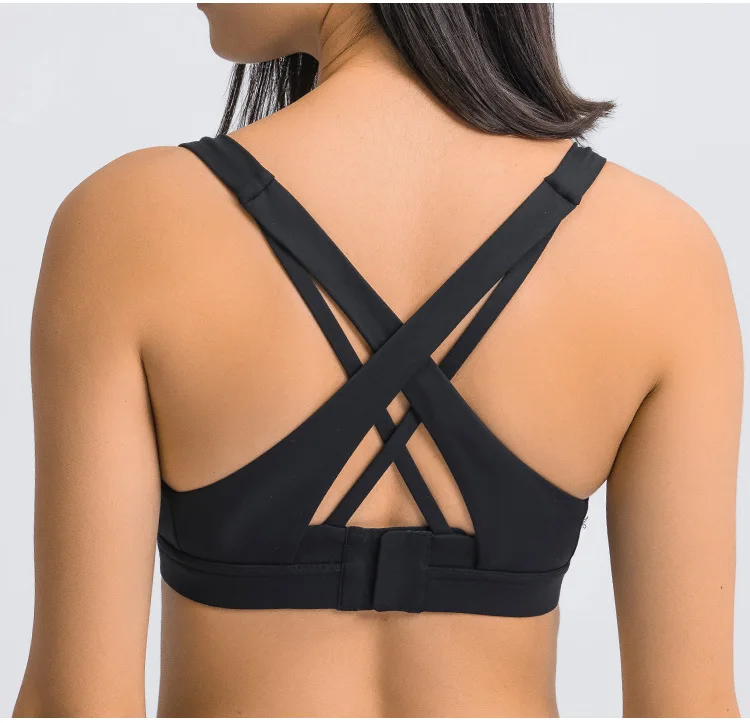 

1pcs Custom Adjustable Gym Sportswear Bra Workout Fitness Training Active Clothing Women Yoga Top Bra Shirts & Tops 2 Pcs