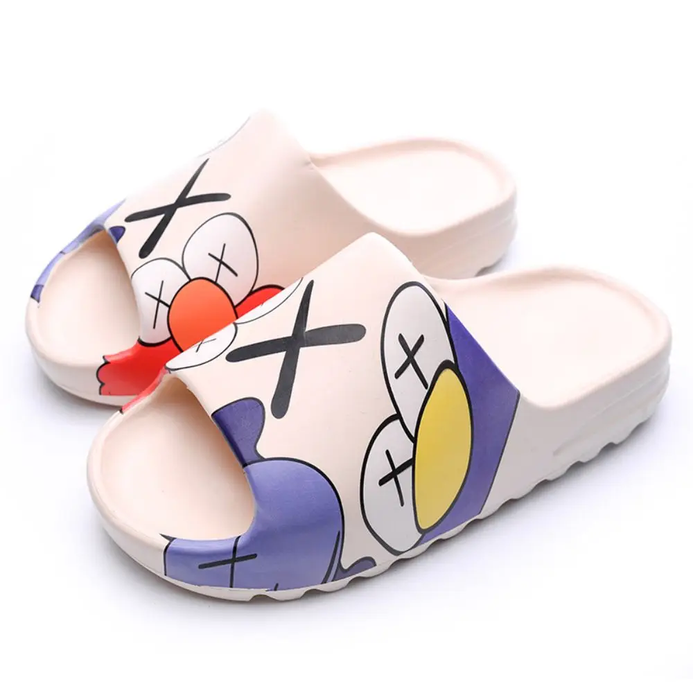 

Belong Fancy Women Slipper And Sandal Eva Yeezy Summer Graffiti Print Slides Beach Water Shoes Anti Slip Slide For Man