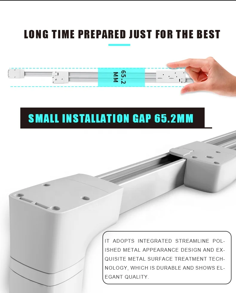
Brand New Adjustable Electrically Operated Telescopic Curtain Railswith High Quality adjustable curtain rod set 