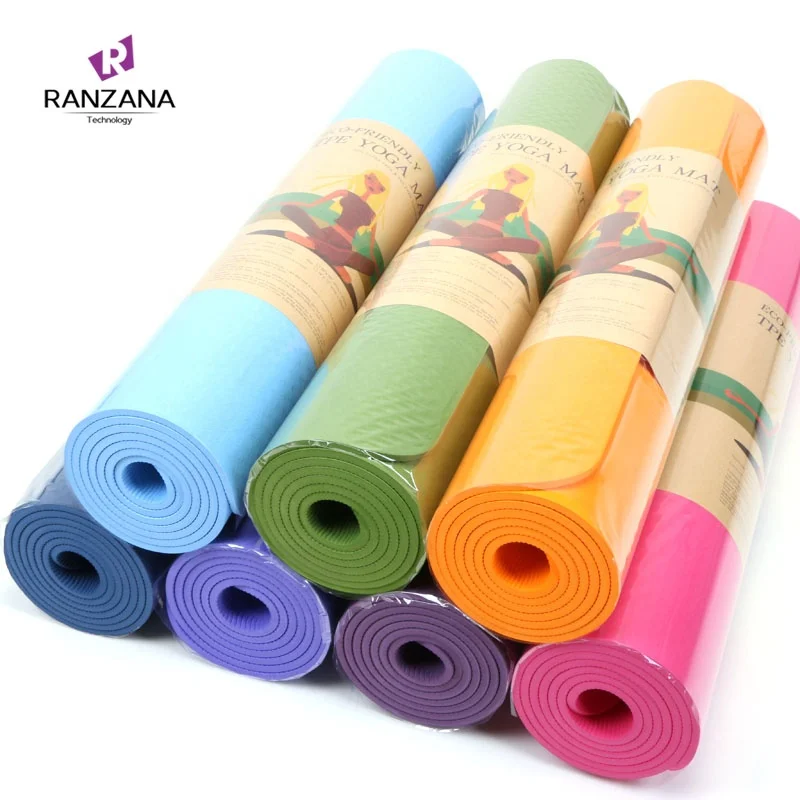 

TPE Yoga Mat Printed Equipment Eco Friendly Soft For Fitness Yoga Mat, Multiple