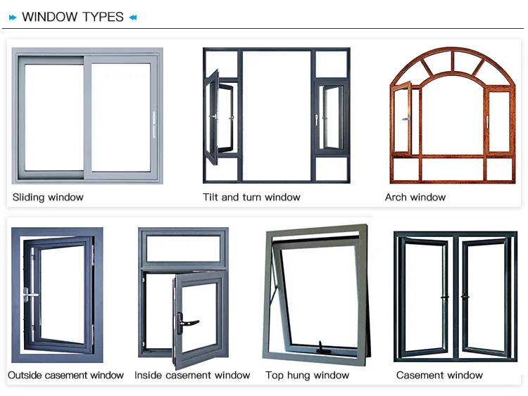 Modern Design Swing Upvc Windows And Doors Plastic Steel Pvc Casement ...