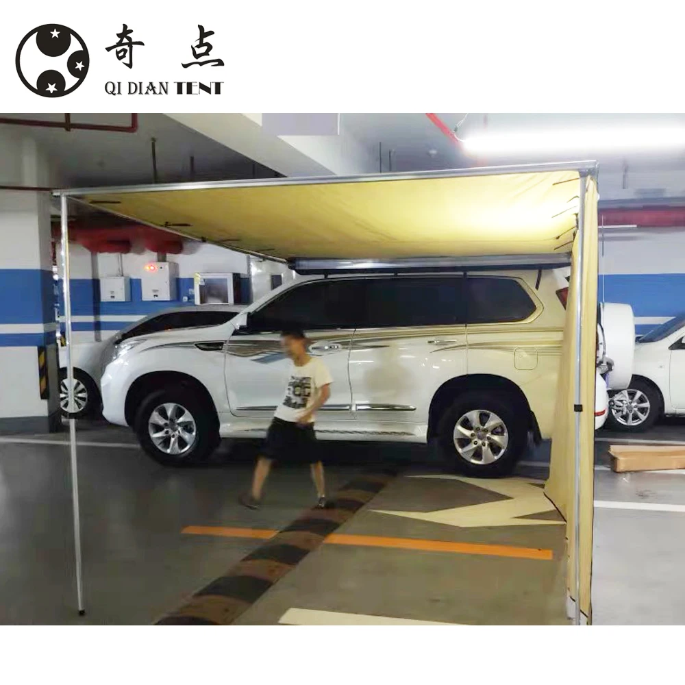 

China Factory 4*4 Car Awning Tent 4WD awning for Sale Auto Tent Car Roof Top, Khaki/green/gray