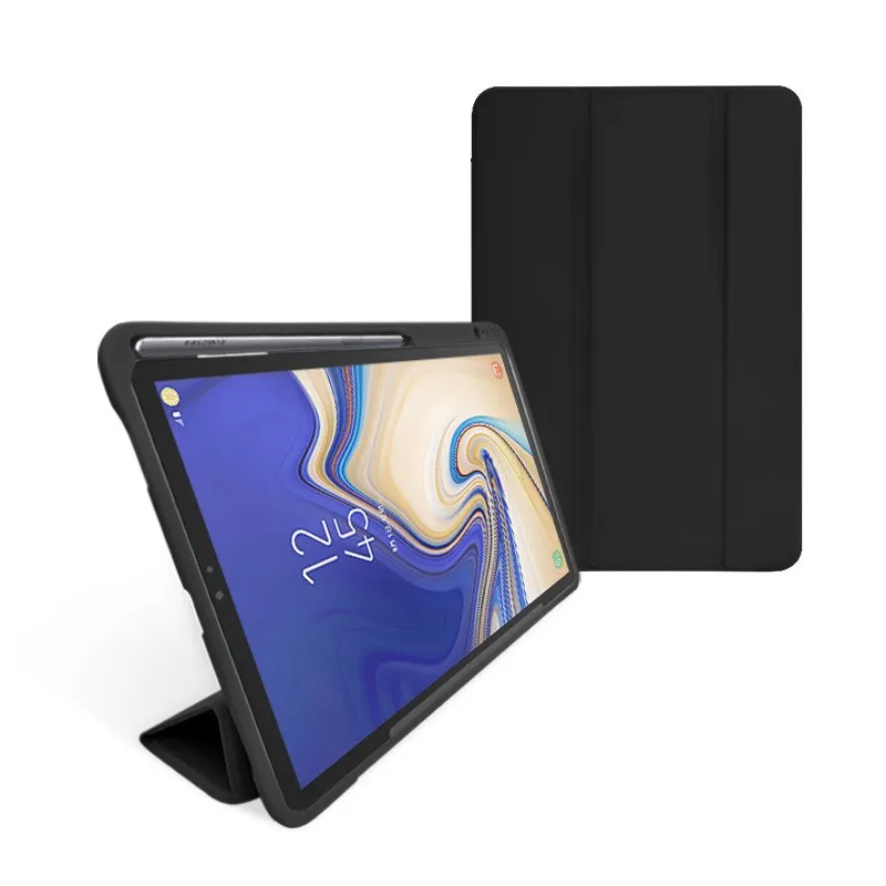 

MoKo Trifold Shockproof TPU Tablet Case Ultra Flip Leather Tablet Covers have Pen Slot for Samsung Galaxy Tab S6 Lite 10.4 Inch