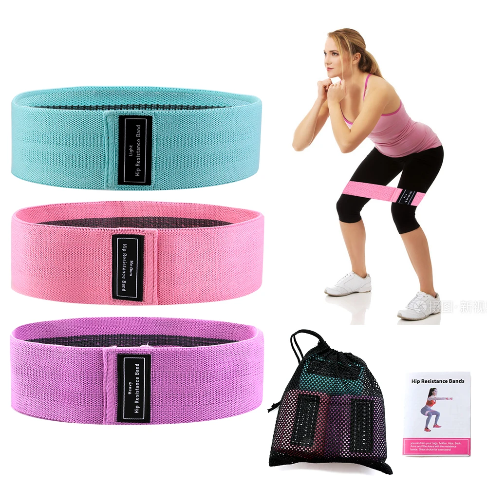 

Low MOQ Latest Design Custom Logo Exercise Band Hip Circle,Printed Fabric Booty Band Gym Fitness Glute Hip Resistance Bands Set, Green, purple,pink,custom color