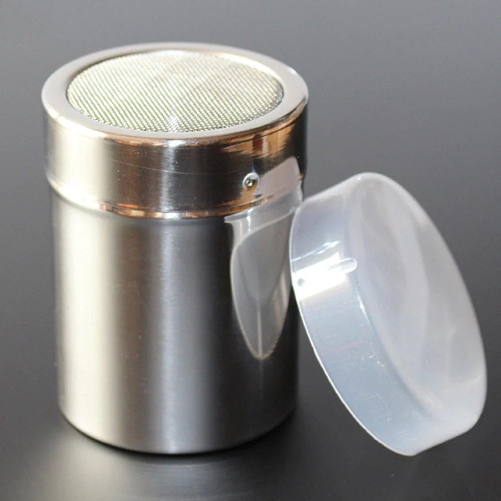 

Stainless Steel BBQ Power Bottle Coffee Seasoning Bottle Salt Storage Box Kitchen Gadgets Spice Bottle new