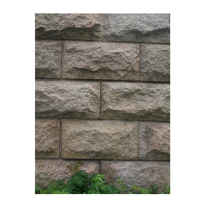 Superior Quality Natural Granite Mushroom Stone Garden Masonry Rock Feature Walls Blocks