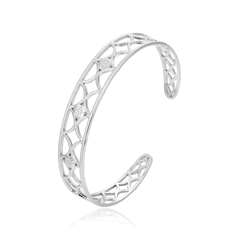 

JB086 Stainless steel bracelet Gold Adjustable Bracelet 14k Gold Hollow Bracelet