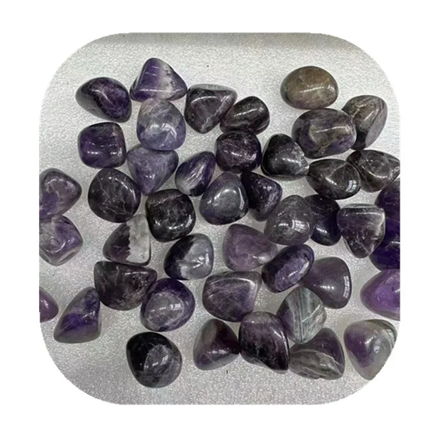 

Wholesale Natural Healing Stone chevron amethyst Polished Crystal Tumbled Stones Bulk for home decoration