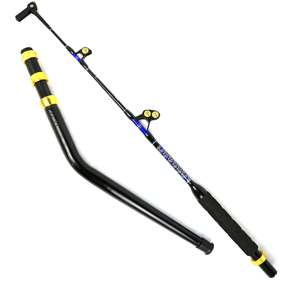 Blue Spear 130LBS Swivel Tip Deep Sea Fishing Boat Rod Saltwater Deep Drop Fishing Trolling Rod