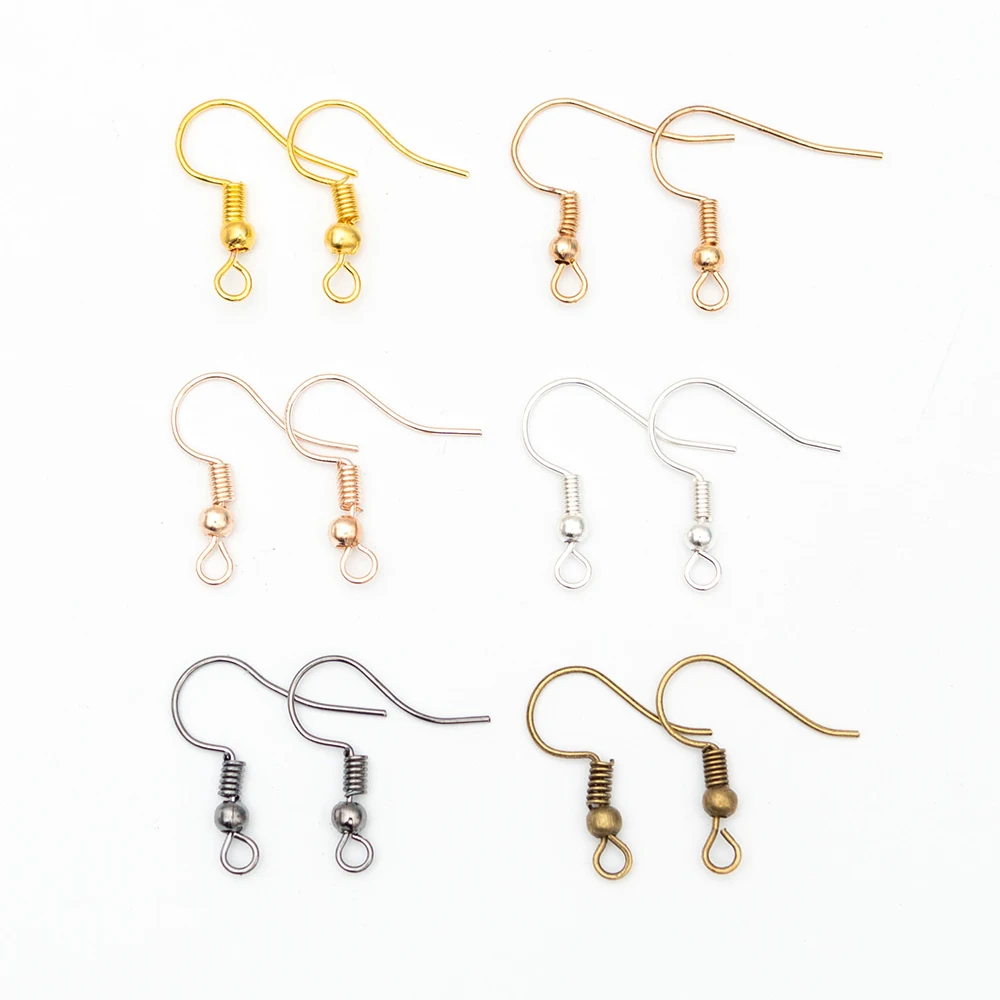 

ear wire coil hook earrings type earrings colorful hook findings diy earrings hooks for jewellery making